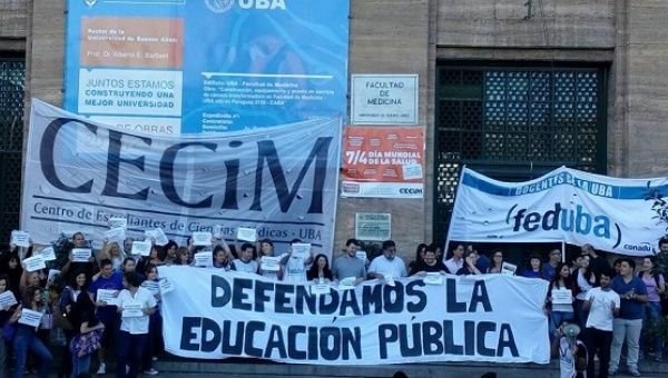 اعتصاب دانشگاه‌های دولتی در آرژانتین