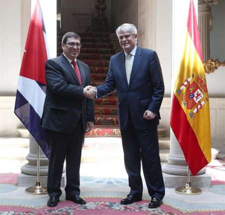دیدار وزیران خارجه اسپانیا و کوبا برای تقویت روابط دو کشور