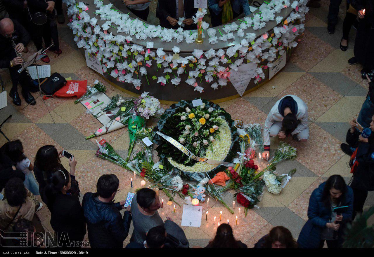 ادای احترام به کشته شدگان بمب گذاری در پایتخت کلمبیا (عکس)