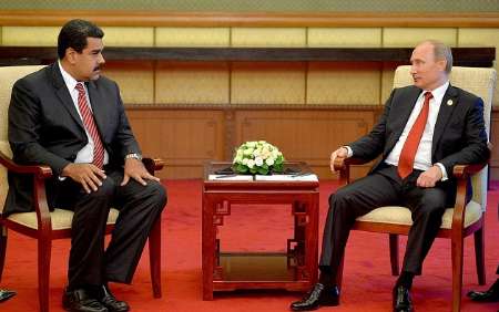 پوتین و مادورو درباره همکاری نفتی و اوضاع پر تنش ونزوئلا مذاکره کردند