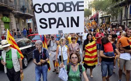 عدم حمایت خارجی ها از جدایی طلبان کاتالونیا