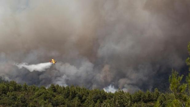 1400 هکتار منطقه جنگلی اسپانیا در آتش سوخت