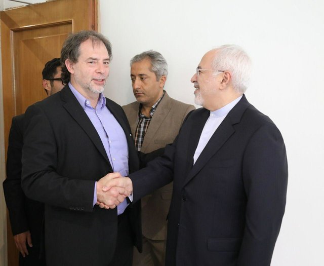 دیدار معاون رییس مجلس سنای شیلی با ظریف