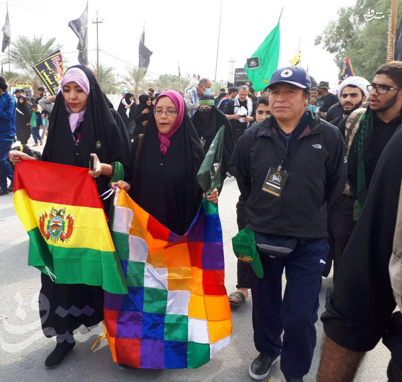 عکس/خبرنگاران‌آمریکایی‌درپیاده‌روی‌اربعین