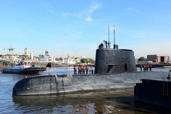 احتمال وقوع انفجار در زیردریایی مفقود شده آرژانتین و مرگ همه سرنشینان آن