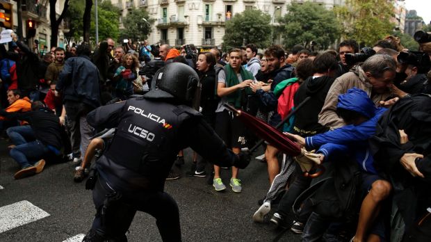 سکوت معنادار اتحادیه اروپا در قبال حوادث روز گذشته اسپانیا