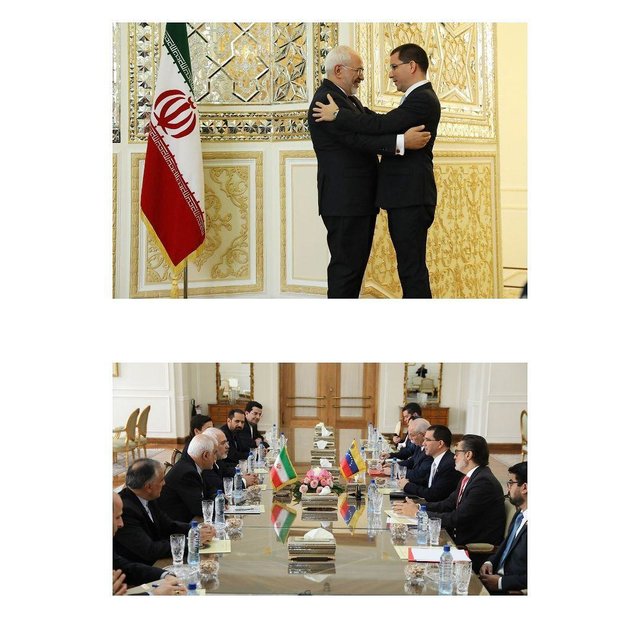 دیدار وزیر امور خارجه ونزوئلا با همتای ایرانی‌اش در تهران