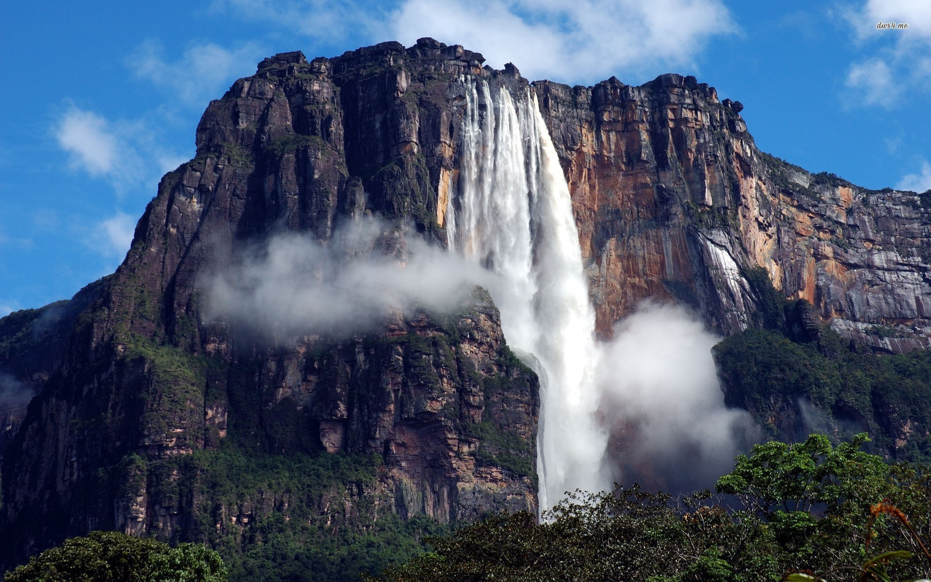  آبشارهای انجل، بلندترین آبشار پیوسته و یکپارچه دنیا