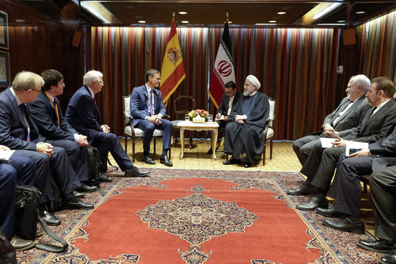 تاکید سران ایران و اسپانیا بر توسعه همکاری‌های دو جانبه