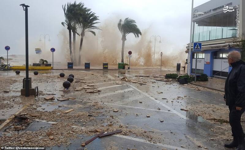 افزایش شمار قربانیان طوفان در اسپانیا به ۱۱ نفر