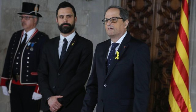 رهبر جدید کاتالونیا سوگند یاد کرد